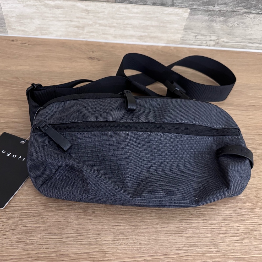 Bugatti Dark Gray Men's Belt Bag